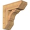 Ekena Millwork Olympic Slat Smooth Bracket w/ Offset Brace, Western Red Cedar, 7 1/2"W x 20"D x 20"H BKT0806X20X20OLY06SWR - alternate 1